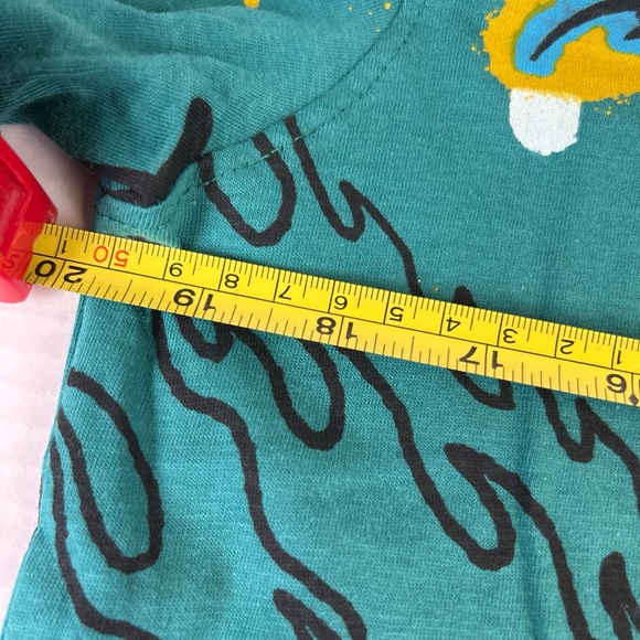 Brooklyn Cloth Graphic Tee - Teal and Yellow mens medium brand new with tags - Picture 5 of 7
